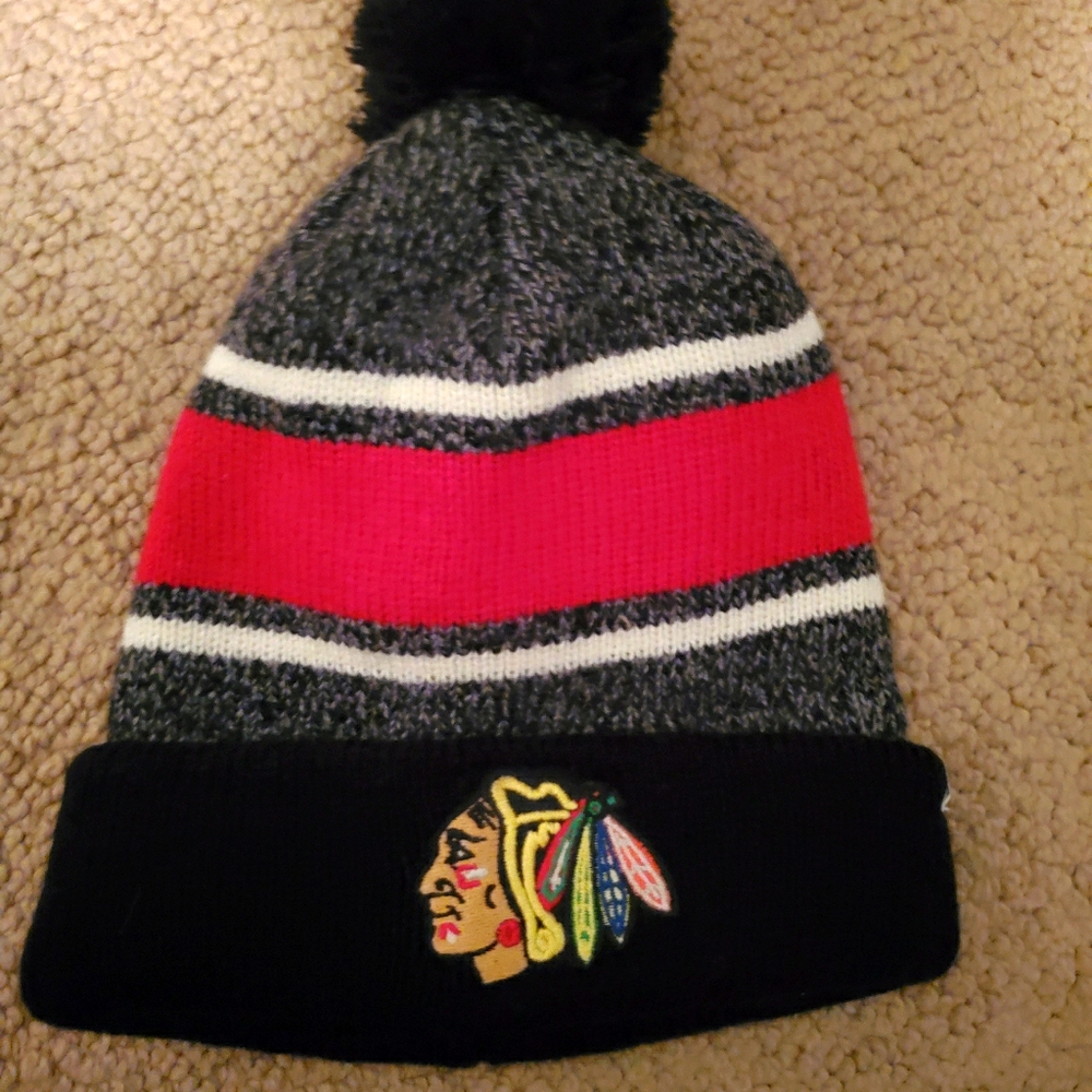 Chicago Blackhawks Knit Hat Cap